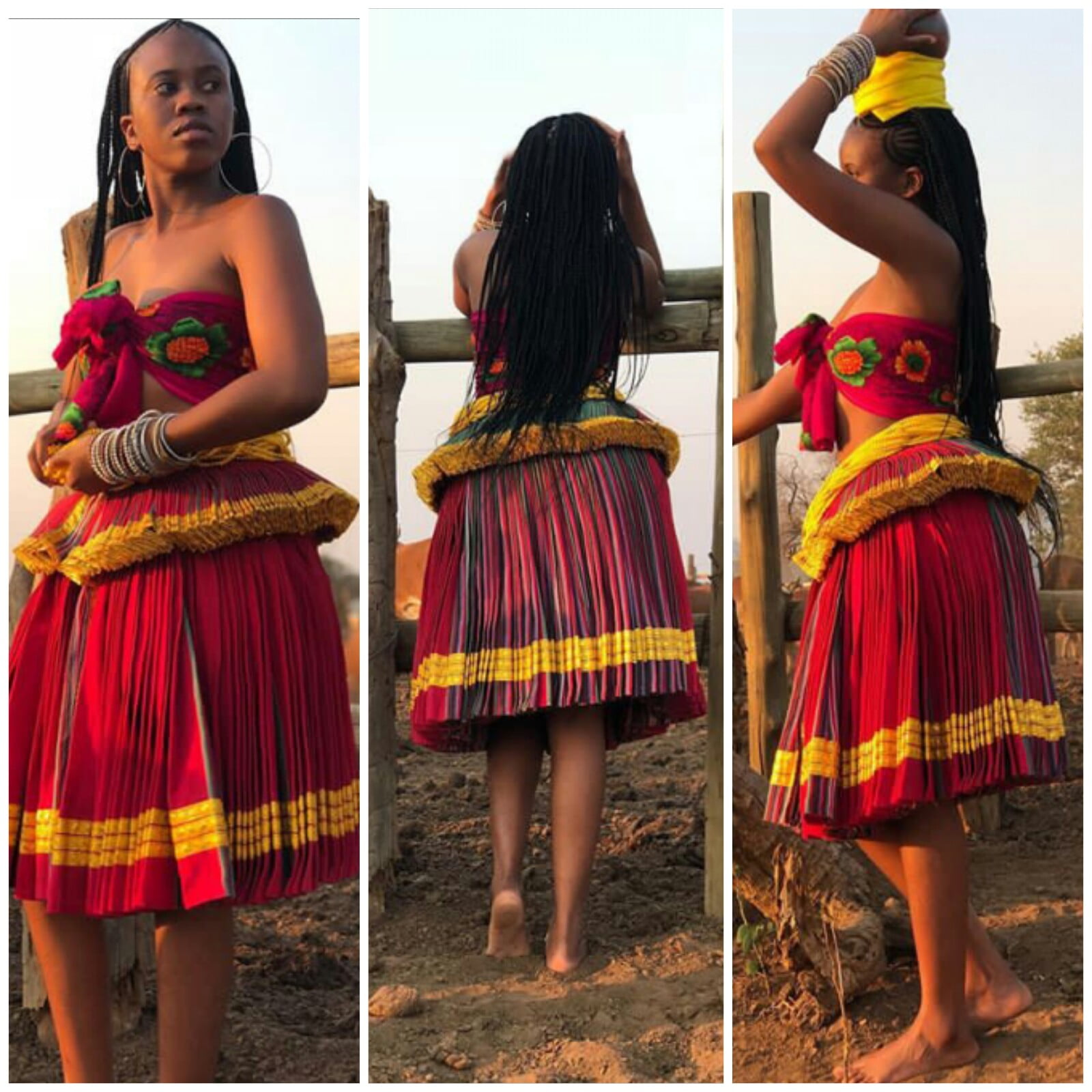 Clipkulture Beautiful Tsonga Traditional Attire For Heritage Month