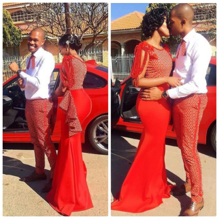 red shweshwe wedding dresses