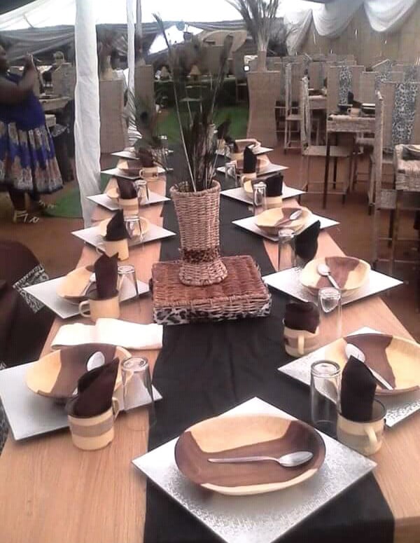 Clipkulture Rattan and Rustic Umembeso Decor