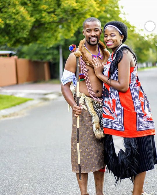 Clipkulture | Swati Couple in Traditional Lihiya Wedding Clothes