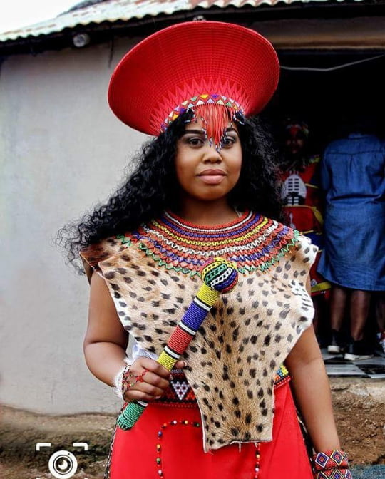 Clipkulture | Beautiful Zulu Makoti In Her Traditional Wedding Attire