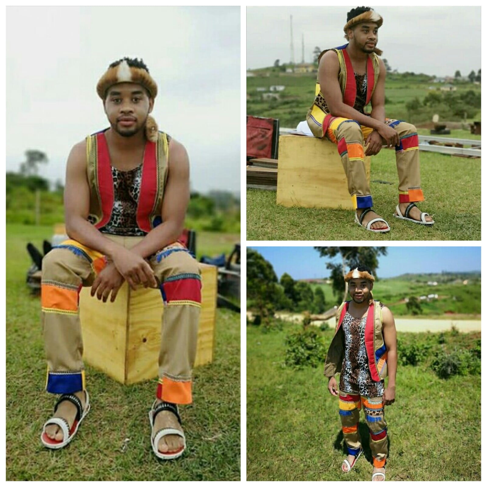 Clipkulture | Raphael Griffiths In Zulu Umblaselo Traditional Attire