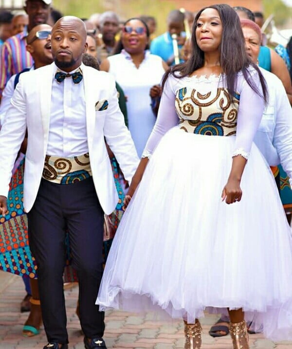 Clipkulture | Swati Couple In African Print Inspired Wedding Clothes