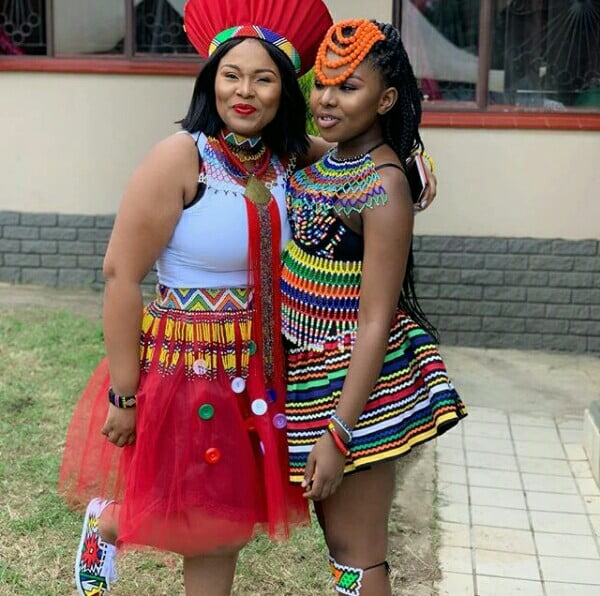 Clipkulture Zulu Maiden In Traditional Attire For Umemulo Chegos Pl