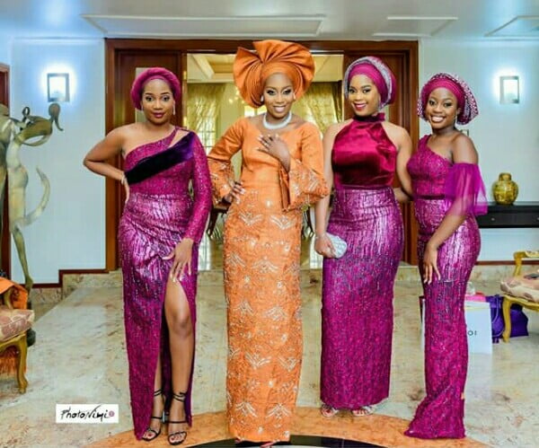 Aso ebi clothes on sale for traditional marriage