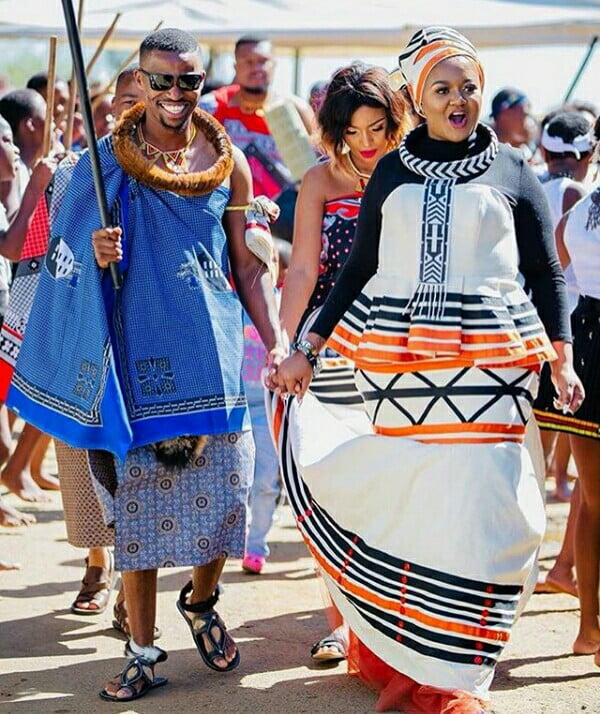 Clipkulture | Swati Groom and Xhosa Bride In Beautiful Traditional ...