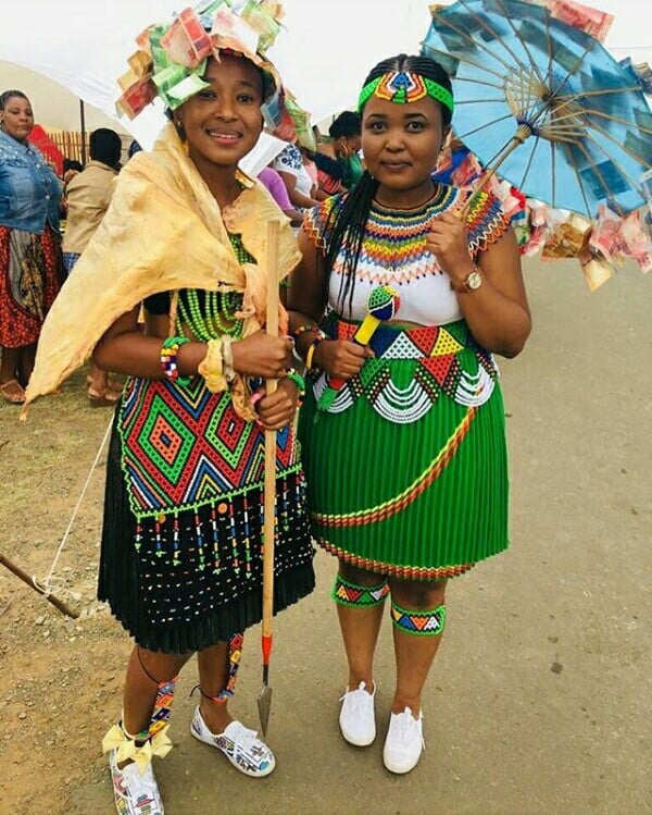 Clipkulture | Zulu Maidens In Umemulo Traditional Attire