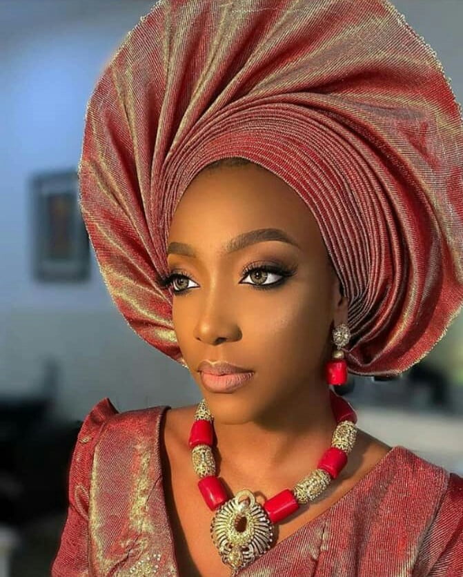 bridal gele styles