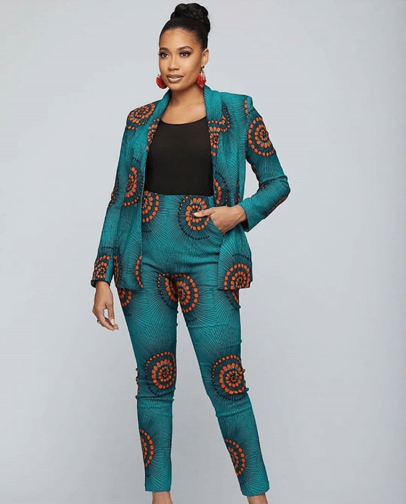 2021 New Arrival Design African Women Office Pants Suits Lady Suit ...