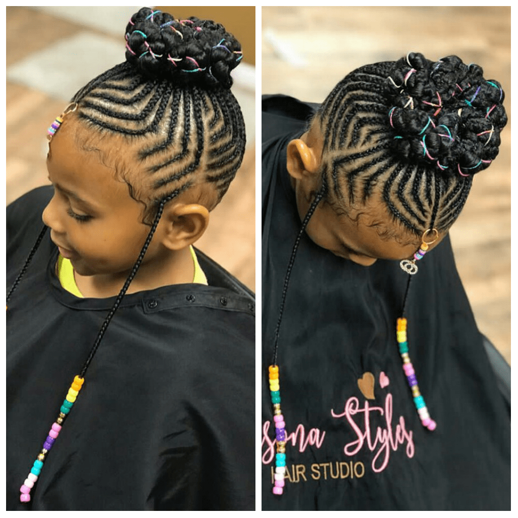 Clipkulture | Cute Updo Braids Hairstyle for Girls