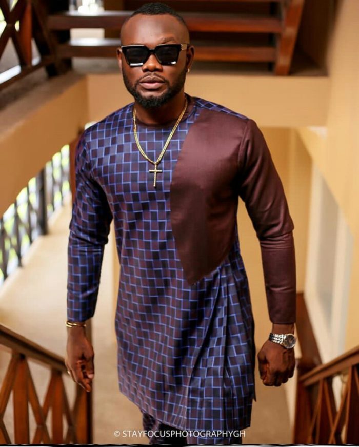 Clipkulture | Prince David Osei in Long Sleeve Senator Fashion Style