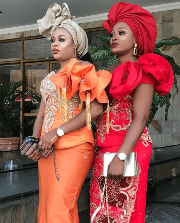 Red Igbo Traditional Blouses 