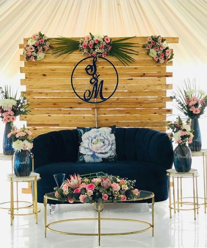 Clipkulture Couple Stage Decor for Traditional Wedding in Durban