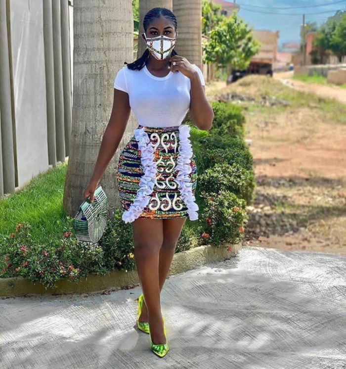 Beautiful African Print Mini Skirt 