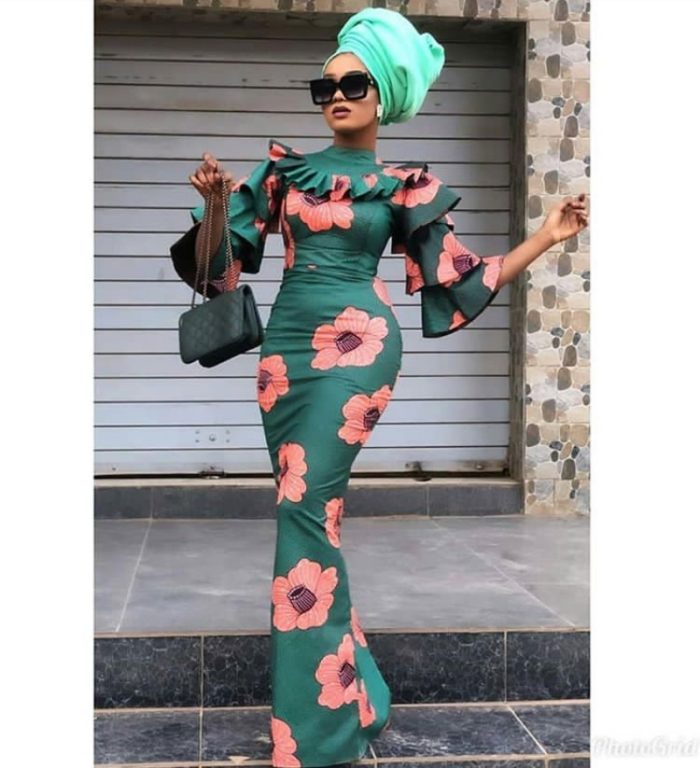 fitted african dress