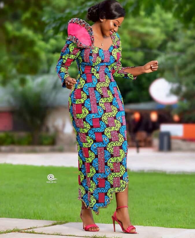 African print church dresses sale