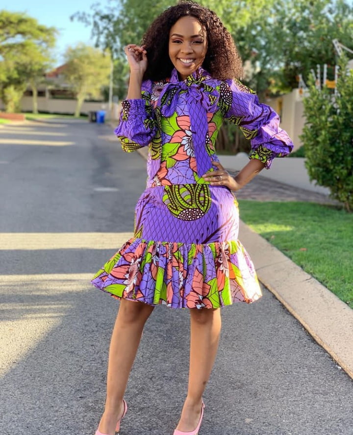Clipkulture | Mapaseka Koetle in Colourful African Print Outfit