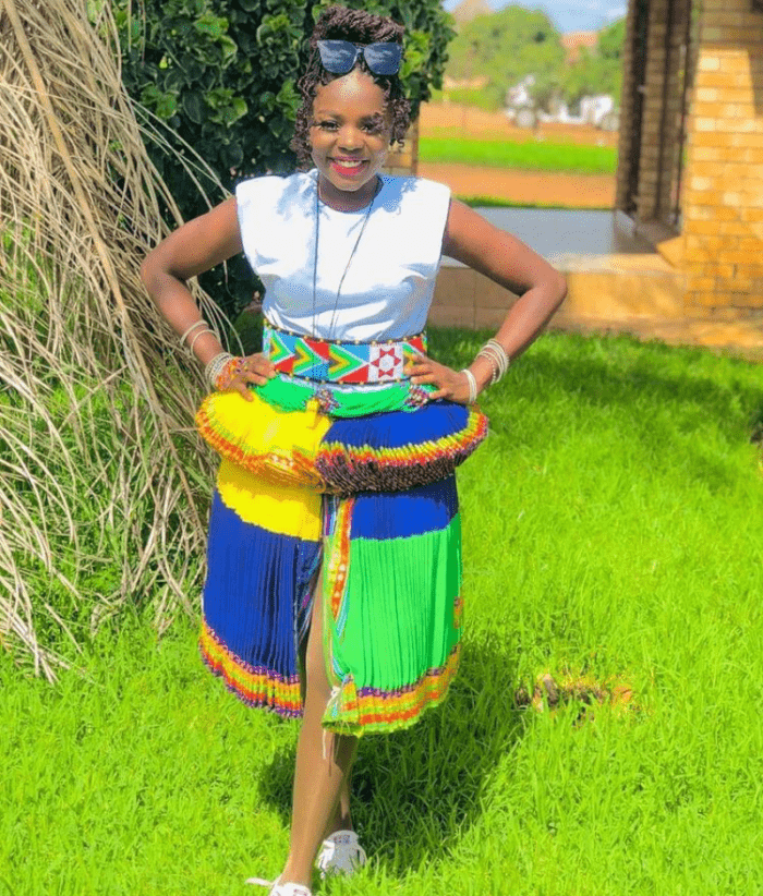 Clipkulture Tsonga Beauties Showing Off Their Xibelani Skirt Styles
