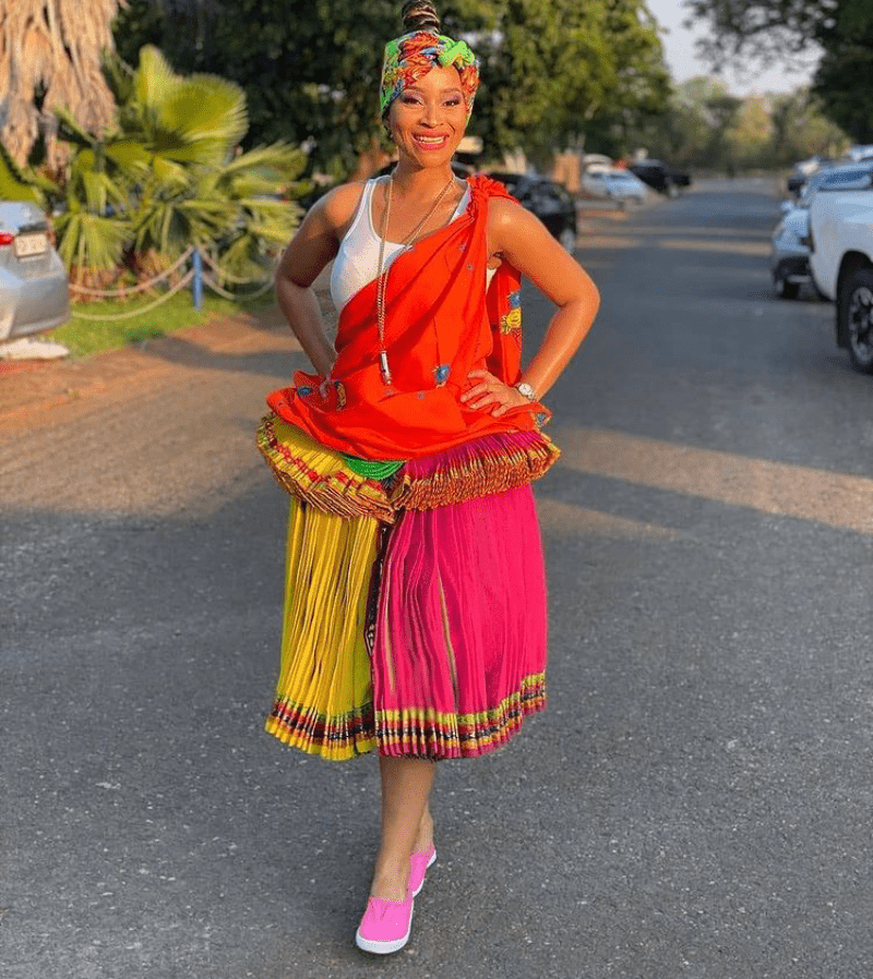 Clipkulture Tsonga Beauties Showing Off Their Xibelani Skirt Styles