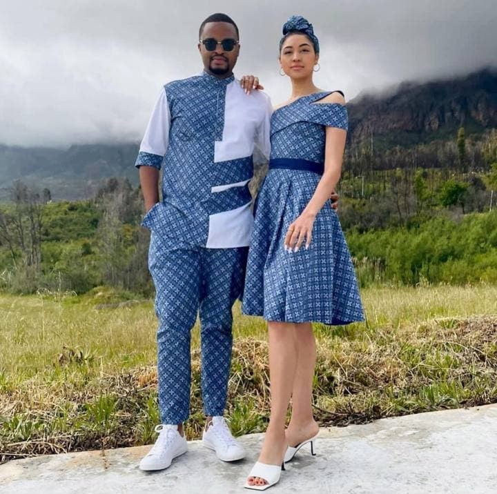 Chitenge hotsell couple outfits